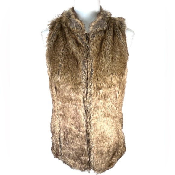 Maurices | Brown Faux Fur Vest - Picture 3 of 7